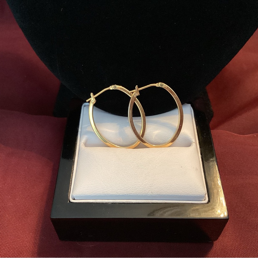 Monet Gold Hoop Earrings